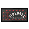 Licensed Fireball Framed Flashing LED Marquee Wall Sign (19"x10")